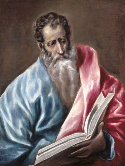 St. Matthew by El (1541 1614) Greco