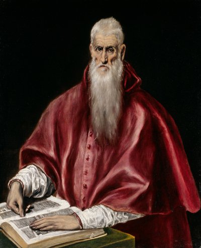Saint Jerome as Scholar, c.1610 by El Greco