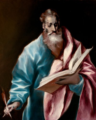 Saint Matthew the Evangelist by El Greco