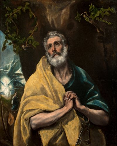 Saint Peter in Tears by El Greco