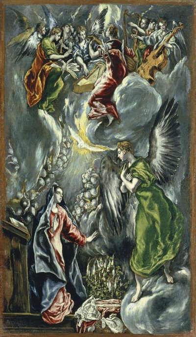 The Annunciation, ca 1596-1600 by El Greco