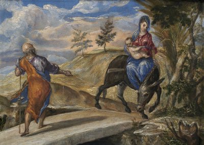 The Flight into Egypt by El Greco