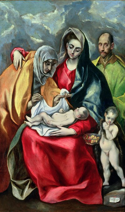 The Holy Family with St. Elizabeth, 1580-85 by El Greco