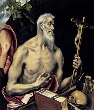 The Repentant Saint Jerome by El Greco