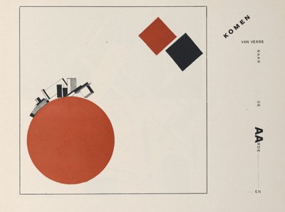 About Two Squares, 1922 by Eliezer Markowich Lissitzky