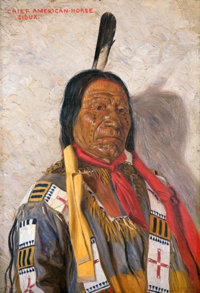 Chief American Horse by Elbridge Ayer Burbank