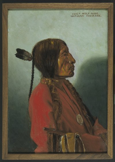 Chief Wolf-Robe by Elbridge Ayer Burbank