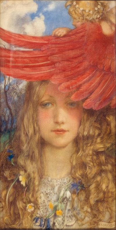 The Blush by Eleanor Fortescue Brickdale