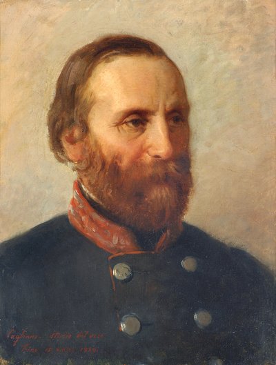 Portrait of General Giuseppe Garibaldi by Eleuterio Pagliano