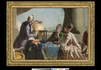 The Geography Lesson by Eleuterio Pagliano