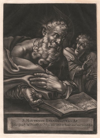 Saint Matthew by Elias Nessenthaler