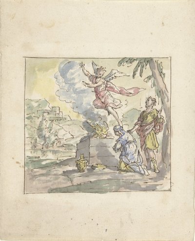 The Sacrifice of Manoah by Elias van Nijmegen
