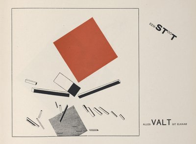 About Two Squares, 1922 by Eliezer Markowich Lissitzky