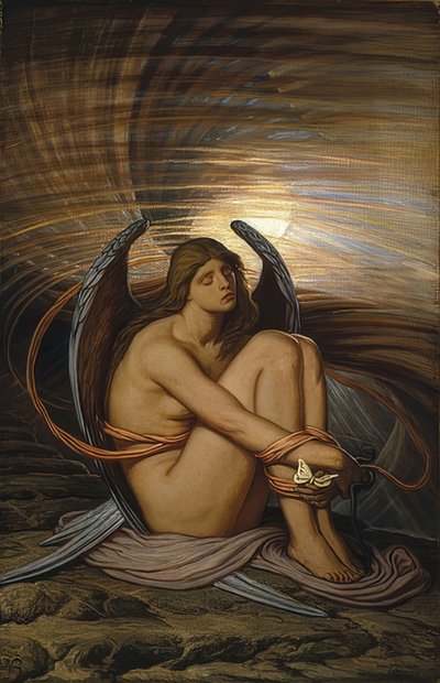 Bound Soul by Elihu Vedder