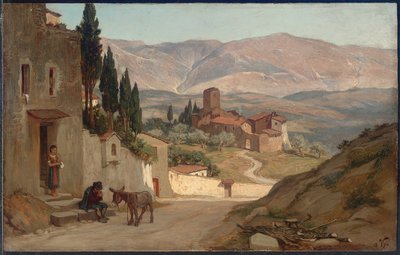 Near Perugia, 1870 by Elihu Vedder