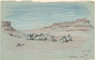 Nile Journey, No. 20 by Elihu Vedder