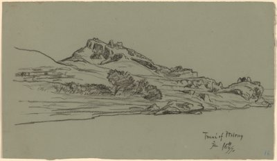 Nile Journey, Tmui of Ptolemy by Elihu Vedder