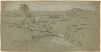 Roman Landscape by Elihu Vedder