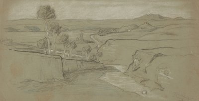 Roman Landscape by Elihu Vedder