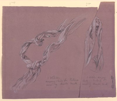 Studies of Drapery of 