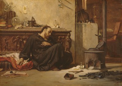 The Dead Alchemist, c.1868 by Elihu Vedder