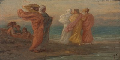 The Music Party, c. 1875 by Elihu Vedder