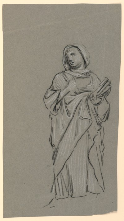 Study of a Costumed Figure by Elihu Vedder