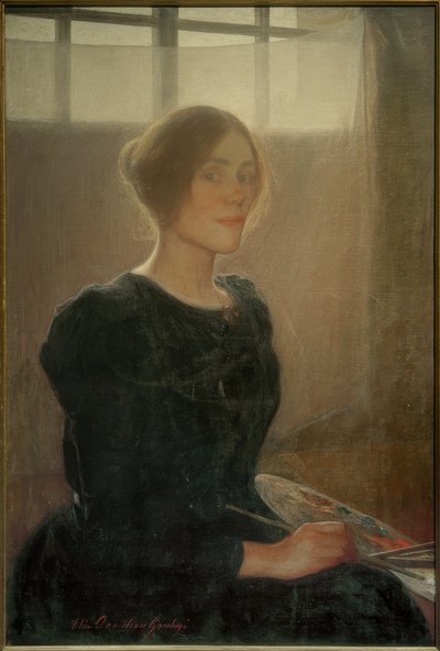 Self-Portrait by Elin Danielson Gambogi
