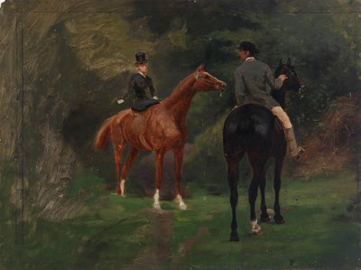 Figures on Horseback by Eliphalet Fraser Andrews