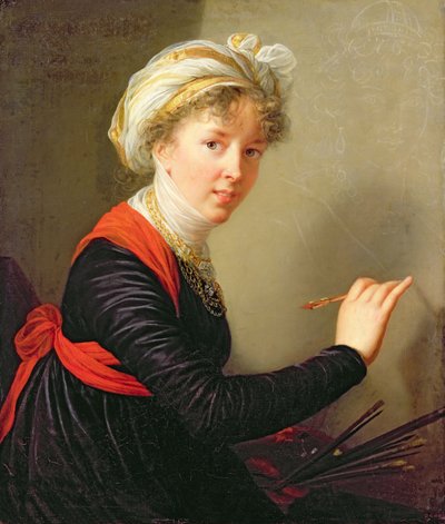Self Portrait, 1800 by Elisabeth Louise Vigee Lebrun