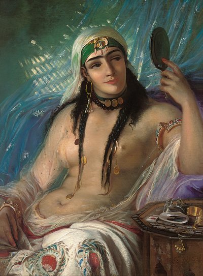 Odalisque by Elisabeth Maria Anna Jerichau Baumann