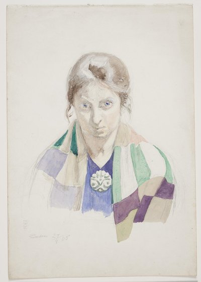 Portrait of Olivia Holm-Møller by Elise Konstantin Hansen