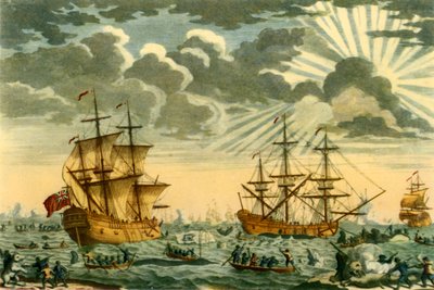 Whale or Greenland Fishery by Elisha Kirkall