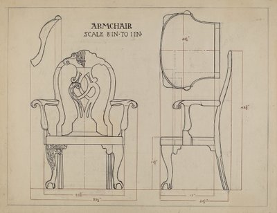 Arm Chair by Elizabeth Curtis