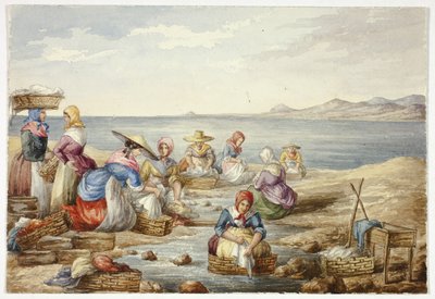 Washerwoman at Nice by Elizabeth Murray