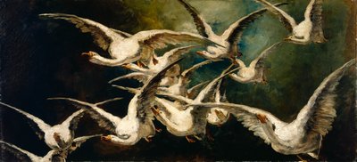 Flock of Geese by Elizabeth Nourse
