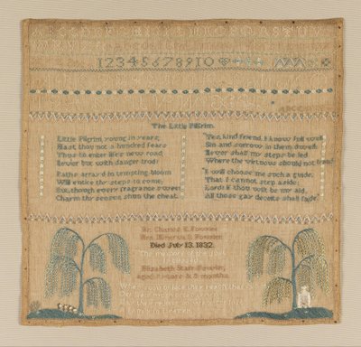 Sampler by Elizabeth Starr Fowler