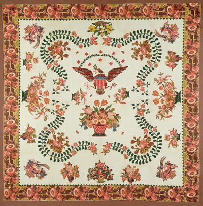 Quilt, c.1825 by Elizabeth Welsh