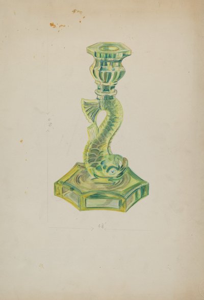 Dolphin Candlestick by Ella Josephine Sterling