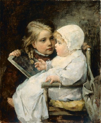 The Young Artist, 1885 by Ellen Kendall Baker