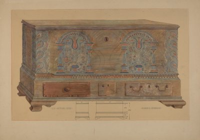Pennsylvania German Chest by Elmer G. Anderson