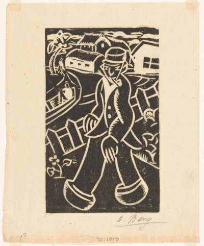 Farmer by Else Berg (signed by artist)