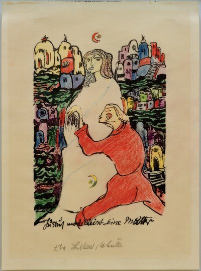 Jussuf Modeling His Mother by Else Lasker Schüler