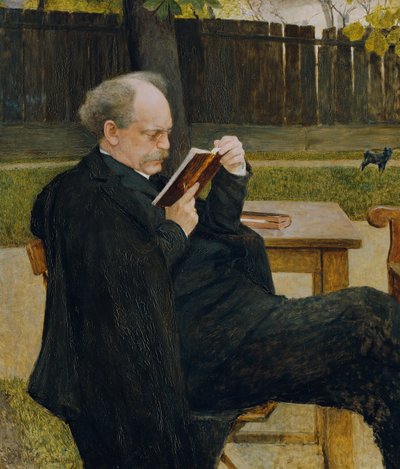 Reading Man by Emanuel Baschny