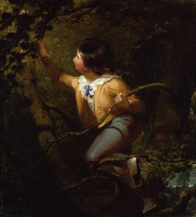 Bird Nesting by Emanuel Gottlieb Leutze