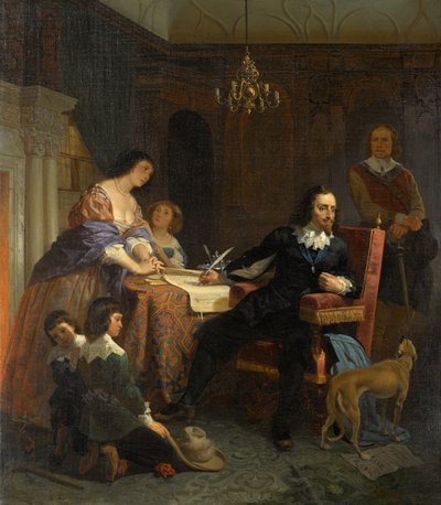 The Attainder of Strafford by Emanuel Gottlieb Leutze