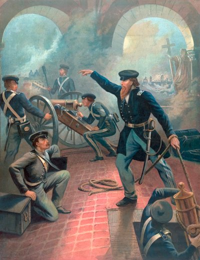 Ulysses S. Grant in Mexican-American War by Emanuel Gottlieb Leutze