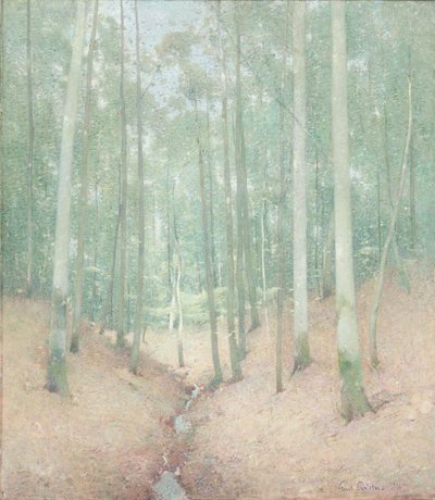 Wood Interior, circa 1910 by Emil Carlsen