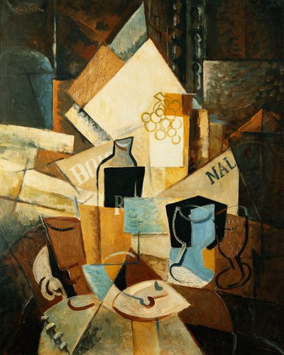 Cubist Still Life by Emil Filla