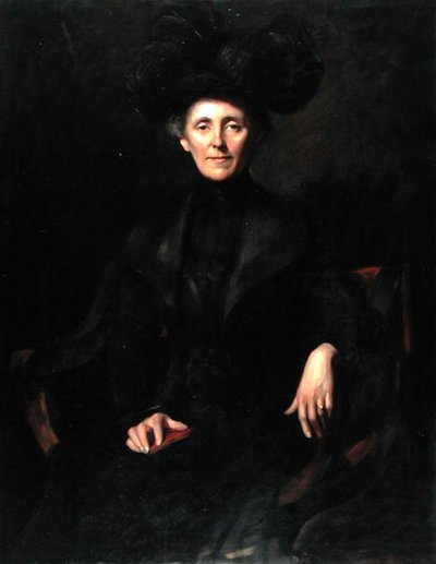 Lady in Black by Emil Fuchs